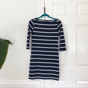 Soprano striped blue and white dress